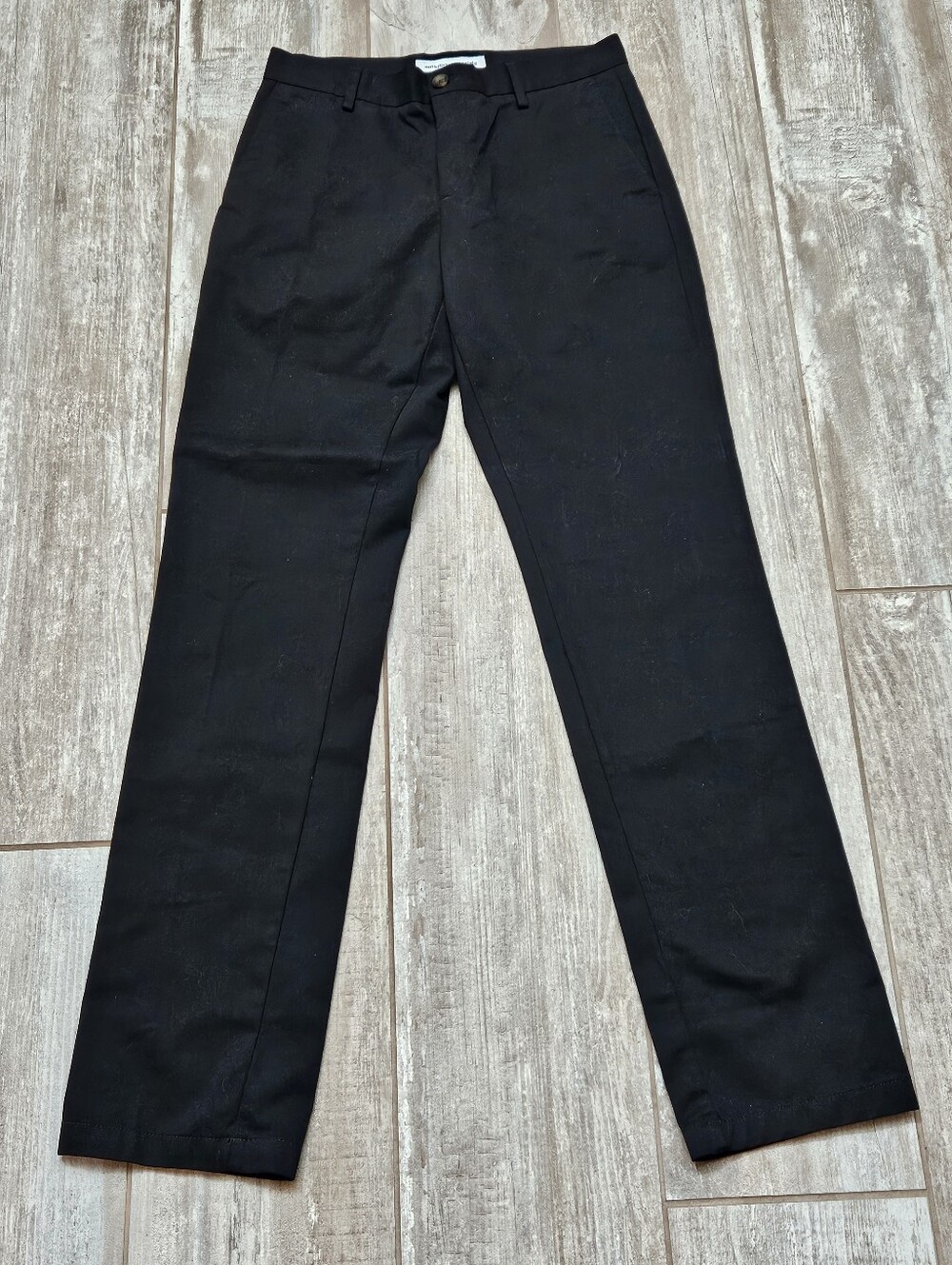 Men's Amazon Essentials Slim Black Casual Pants 29x34